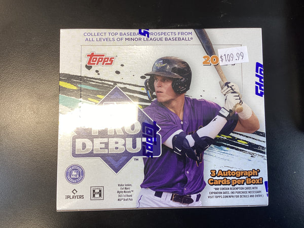 2024 Pro Debut Baseball Jumbo Hobby Box