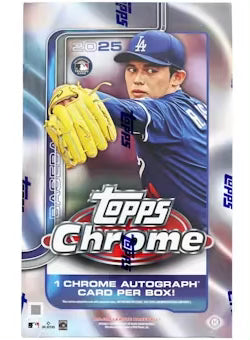 2025 Topps Chrome Baseball Hobby Box