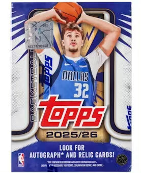 2025/26 Topps Basketball 7-Pack Blaster Box