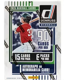 2025 Panini Donruss Baseball 6-Pack Hobby Blaster Box