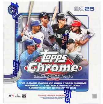 2025 Topps Chrome Baseball Logofractor Edition Box