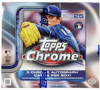 2025 Topps Chrome Baseball Hobby Jumbo Box