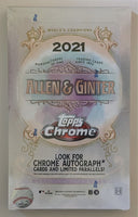 2021 Topps Allen & Ginter Chrome Baseball Hobby Box