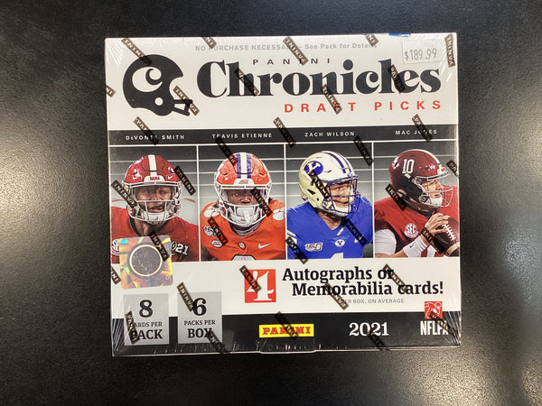 2021 Chronicles Draft Picks Football Hobby Box