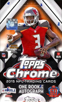 2015 Topps Chrome Football Hobby Box