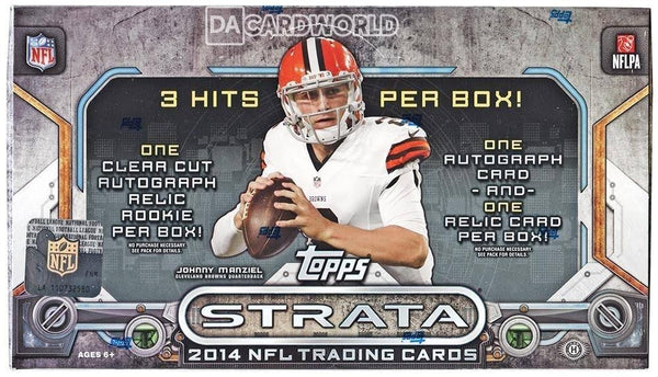 2014 Topps Strata Football Hobby Box