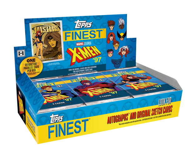 2025 TOPPS FINEST X-MEN 97' HOBBY BOX